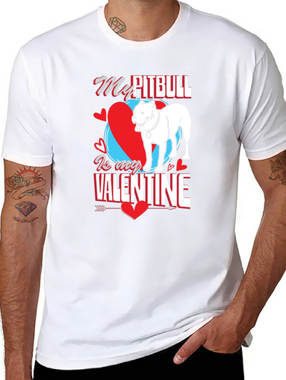 Camiseta Mi Pitbull es mi Valentín