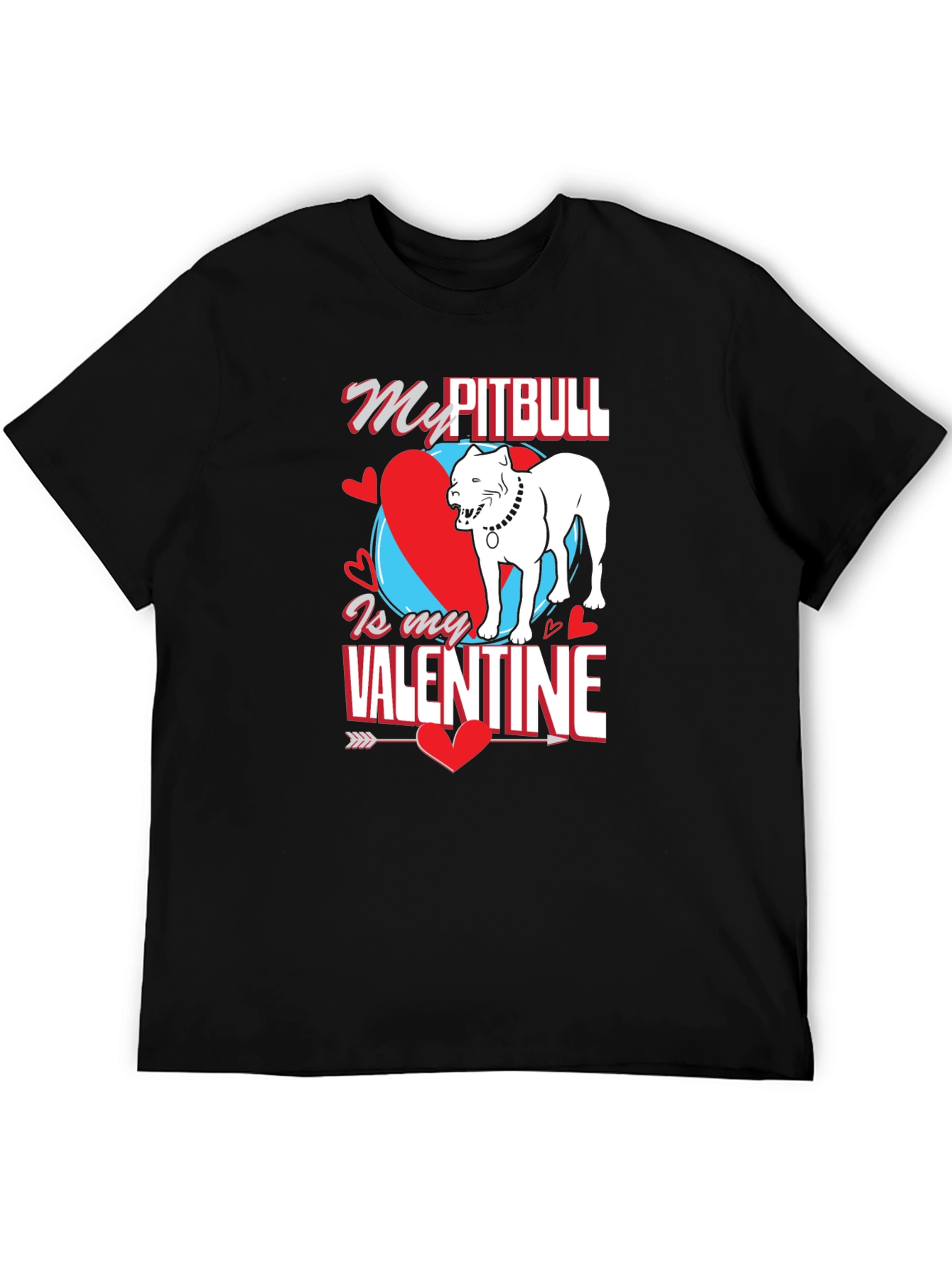 Camiseta Mi Pitbull es mi Valentín