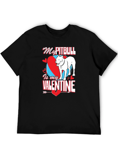Camiseta Mi Pitbull es mi Valentín