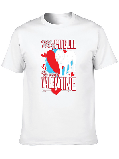 Camiseta Mi Pitbull es mi Valentín