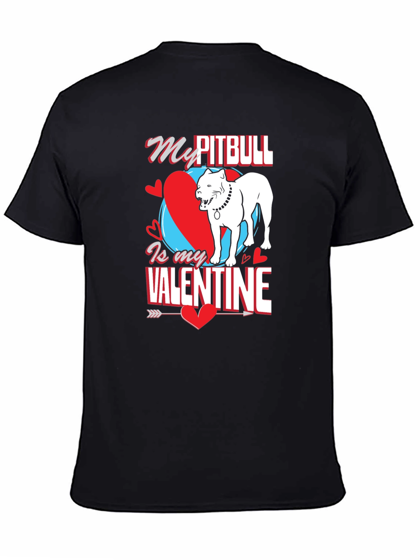 Camiseta Mi Pitbull es mi Valentín