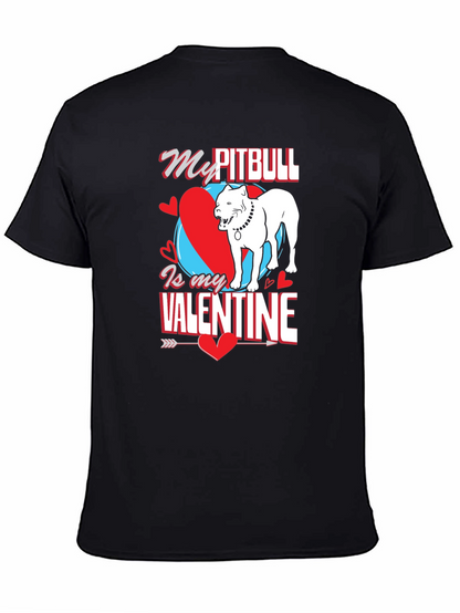 Camiseta Mi Pitbull es mi Valentín
