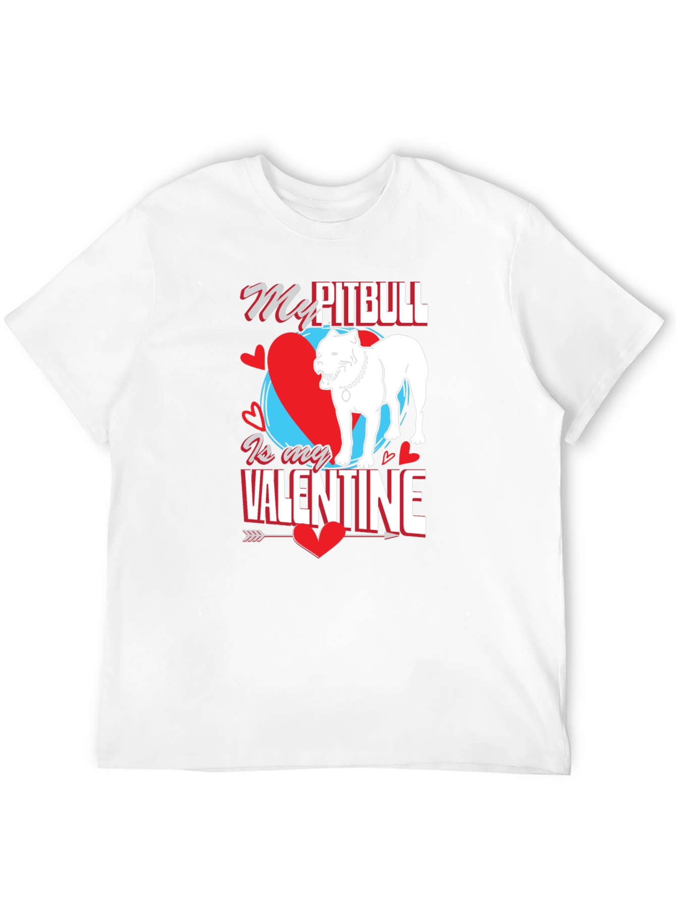 Camiseta Mi Pitbull es mi Valentín