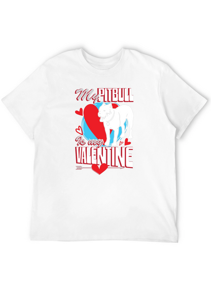 Camiseta Mi Pitbull es mi Valentín