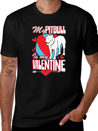Camiseta Mi Pitbull es mi Valentín