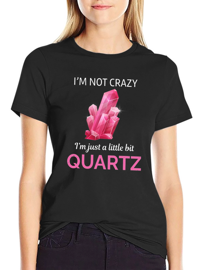 Camiseta con Diseño de Cuarzo Rosa