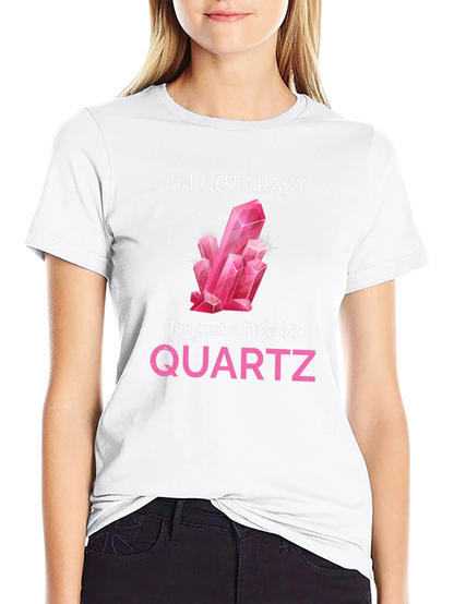 Camiseta con Diseño de Cuarzo Rosa