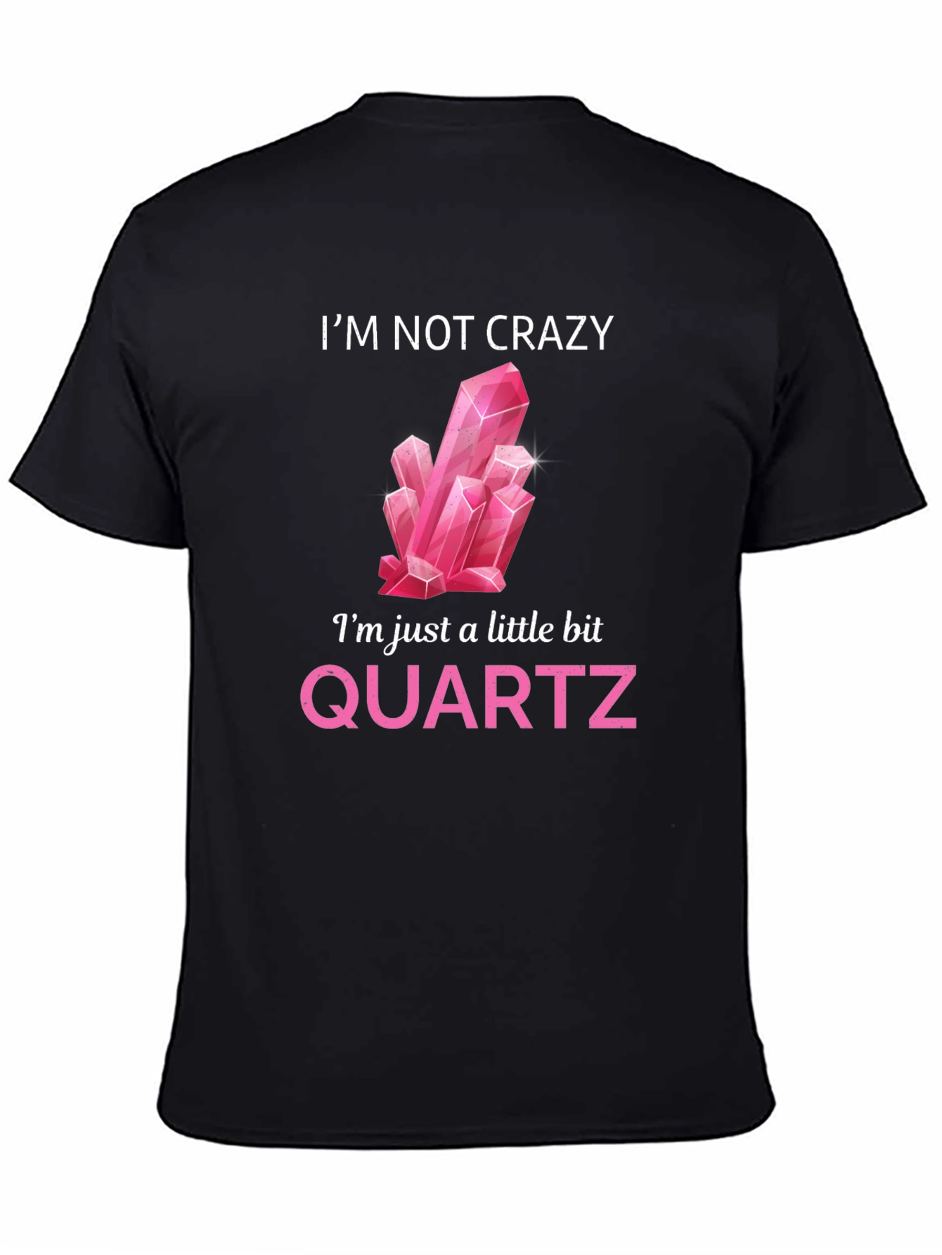 Camiseta con Diseño de Cuarzo Rosa
