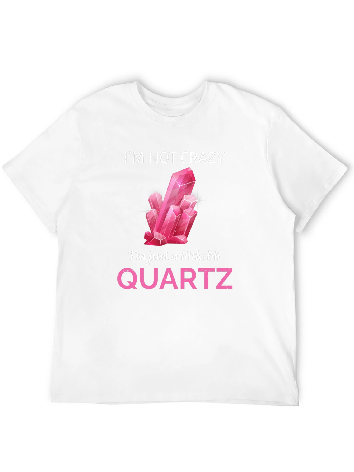 Camiseta con Diseño de Cuarzo Rosa