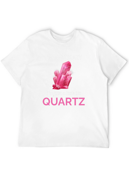 Camiseta con Diseño de Cuarzo Rosa