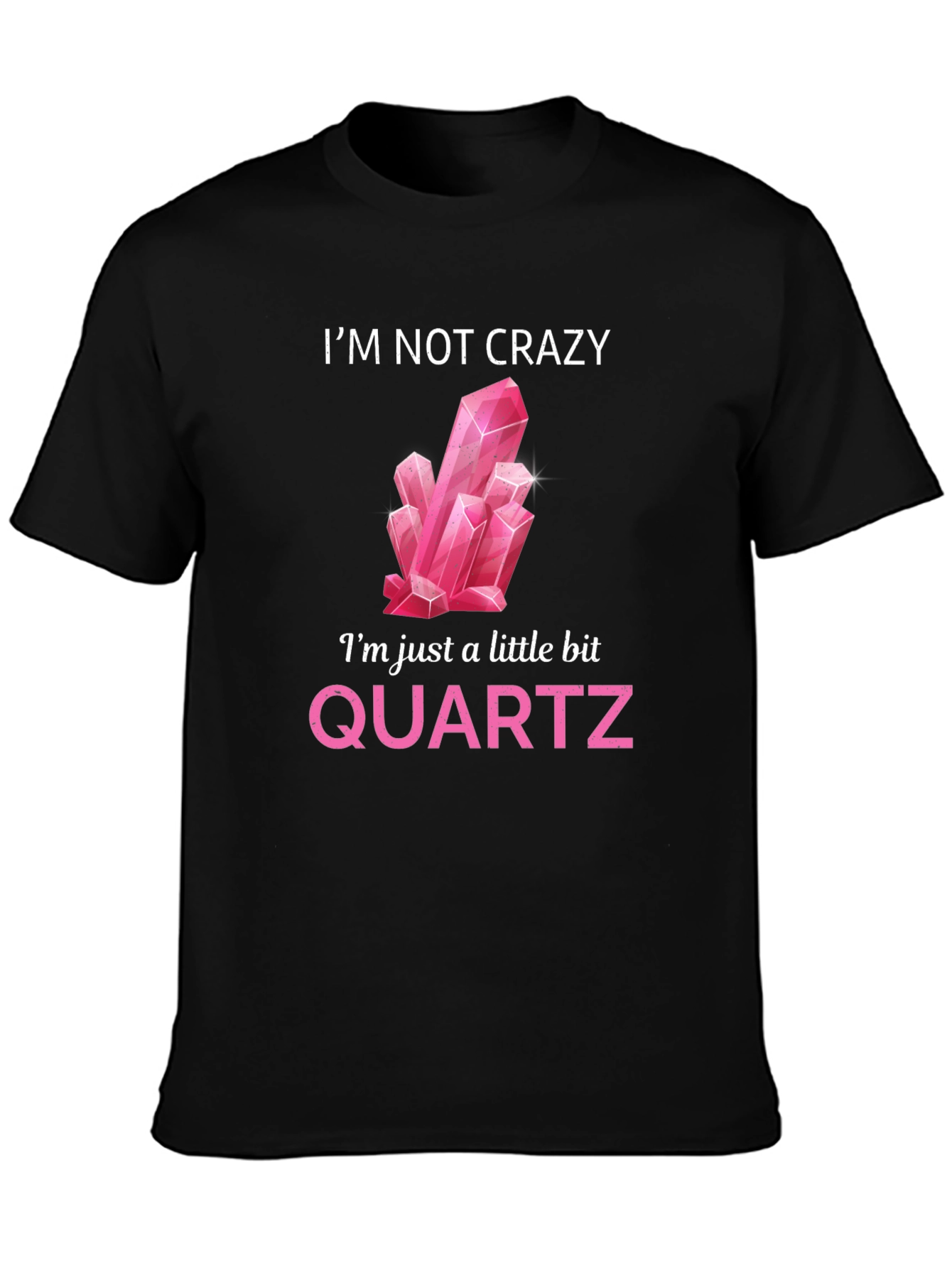 Camiseta con Diseño de Cuarzo Rosa
