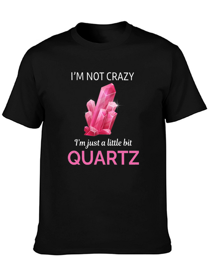 Camiseta con Diseño de Cuarzo Rosa