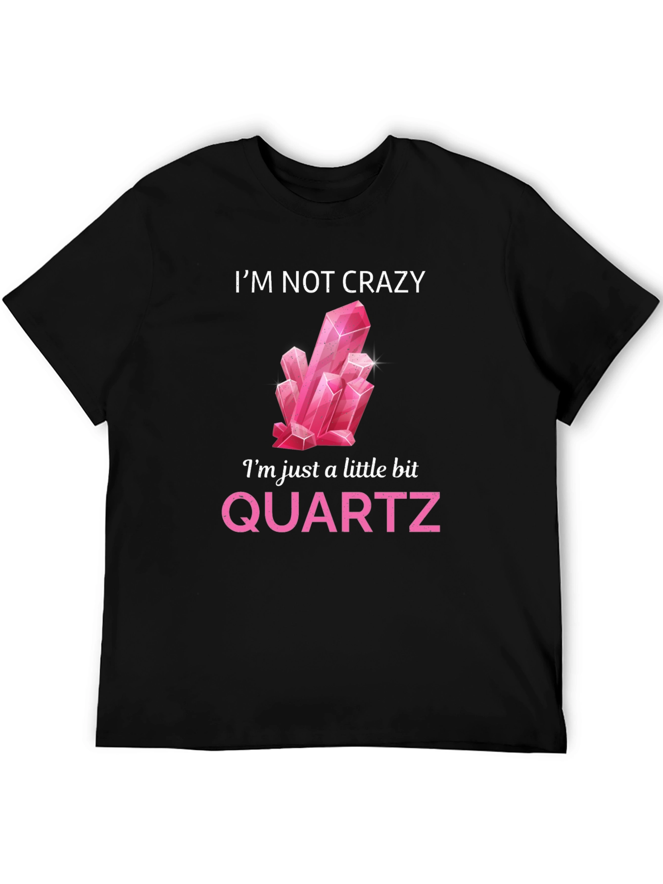 Camiseta con Diseño de Cuarzo Rosa