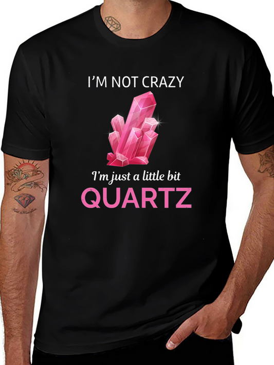 Camiseta con Diseño de Cuarzo Rosa