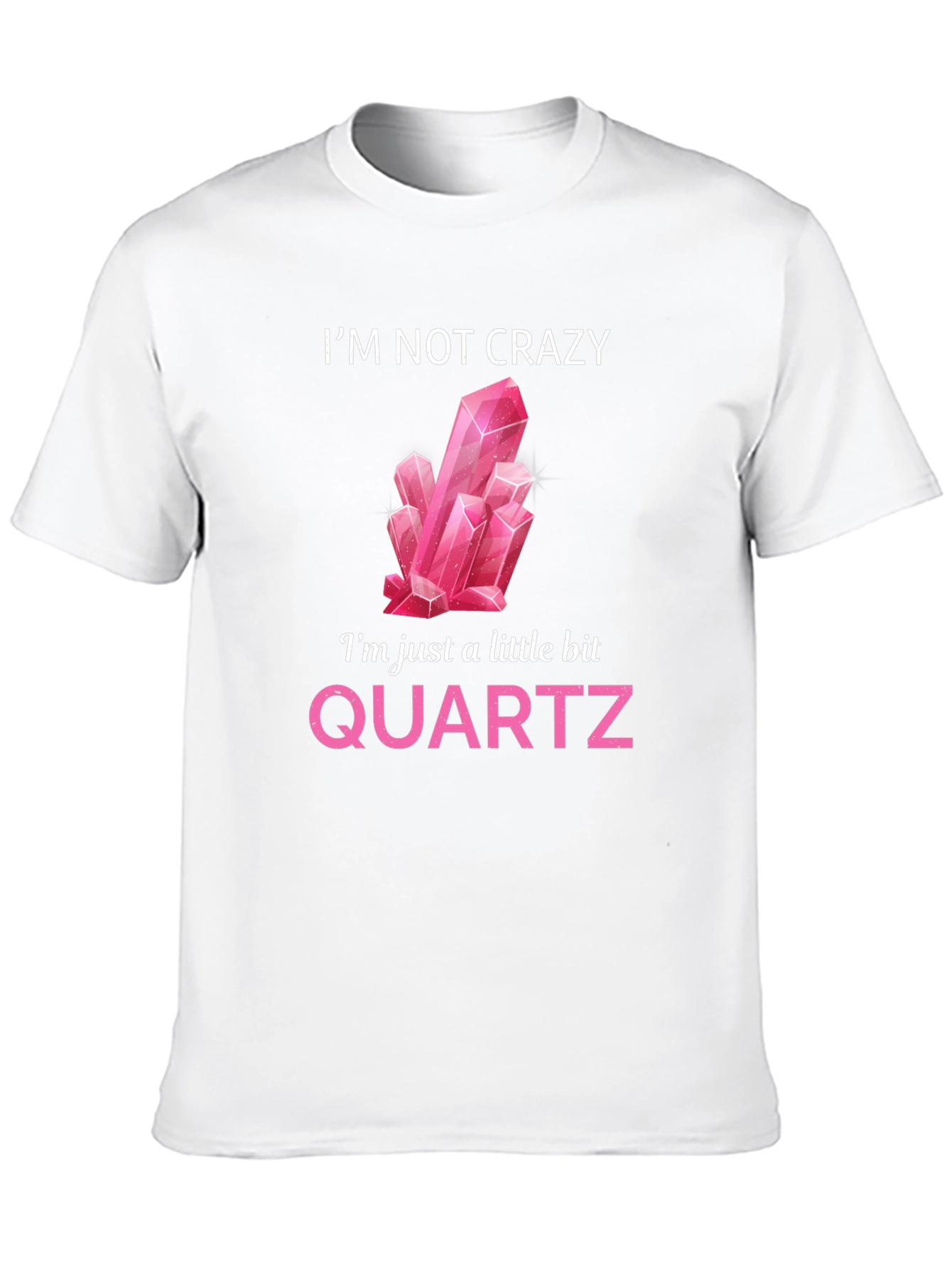 Camiseta con Diseño de Cuarzo Rosa