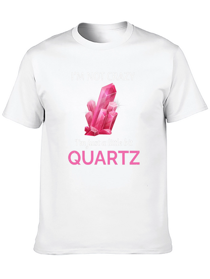 Camiseta con Diseño de Cuarzo Rosa