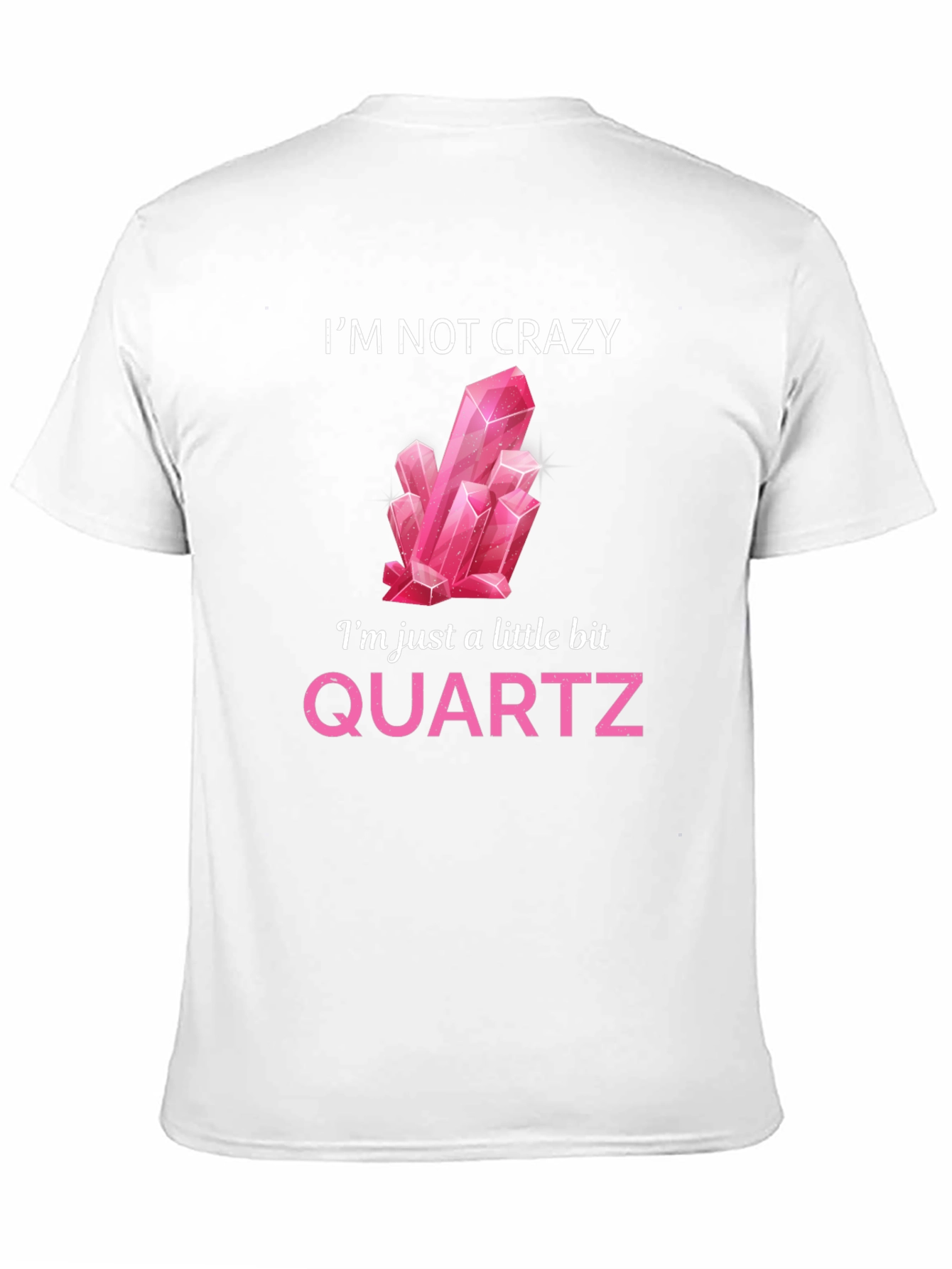 Camiseta con Diseño de Cuarzo Rosa