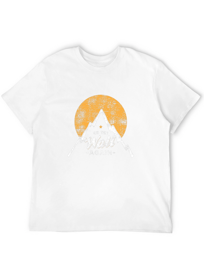 Camiseta Negra On the Wall Again Montaña