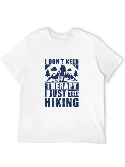 Camiseta Negra I Need Hiking para Aventura