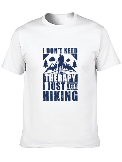 Camiseta Negra I Need Hiking para Aventura