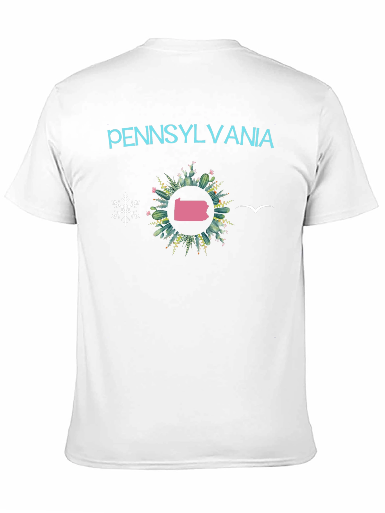 Camiseta Negra Pennsylvania - Diseño Original