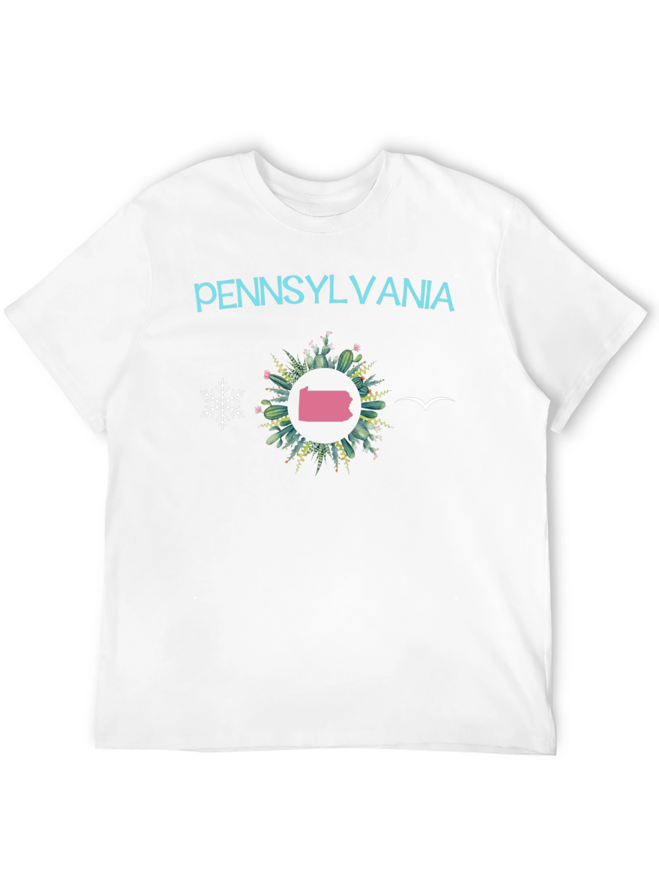 Camiseta Negra Pennsylvania - Diseño Original