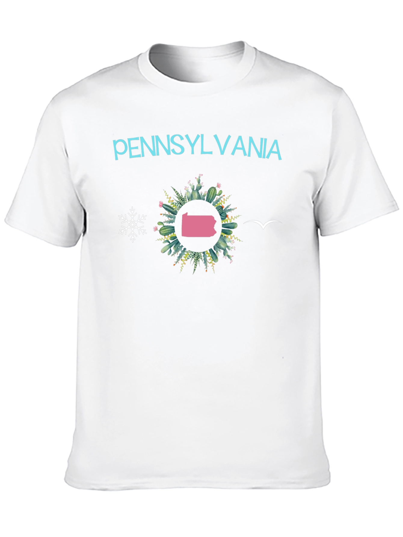 Camiseta Negra Pennsylvania - Diseño Original