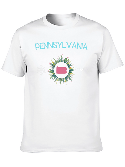 Camiseta Negra Pennsylvania - Diseño Original