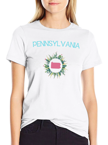Camiseta Negra Pennsylvania - Diseño Original