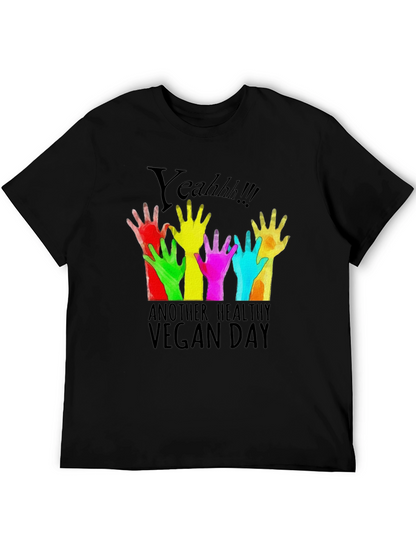 Camiseta Negra Vegana Yeahh!!!