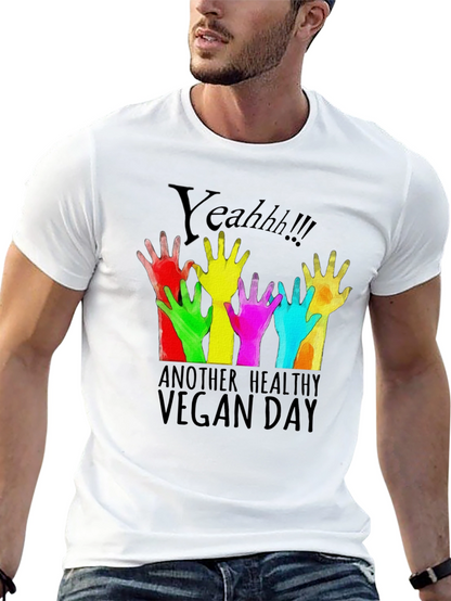 Camiseta Negra Vegana Yeahh!!!