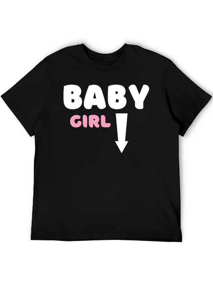 Camiseta Negra Humor Embarazo Baby Girl