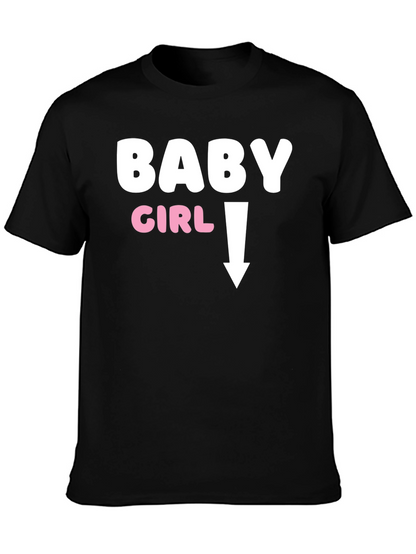 Camiseta Negra Humor Embarazo Baby Girl