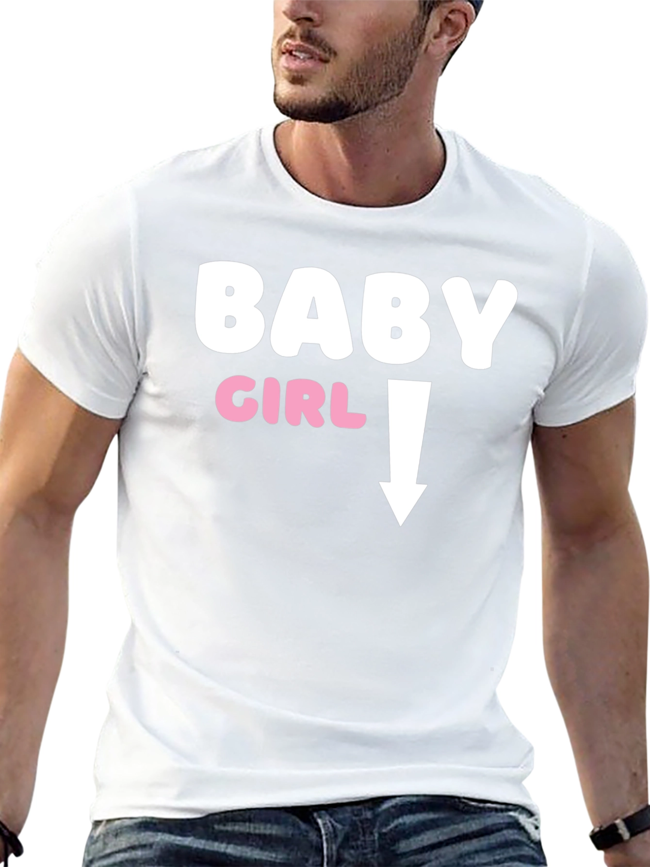 Camiseta Negra Humor Embarazo Baby Girl