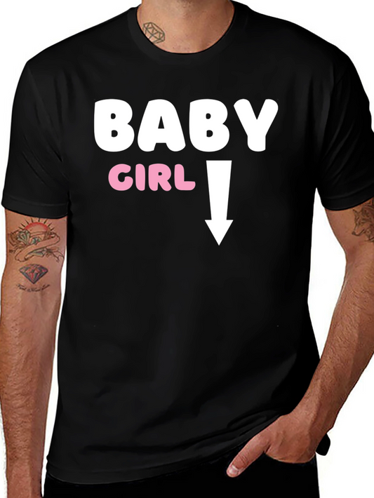 Camiseta Negra Humor Embarazo Baby Girl