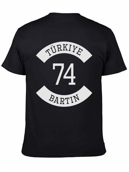 Camiseta Negra Türkiye Bartin 74