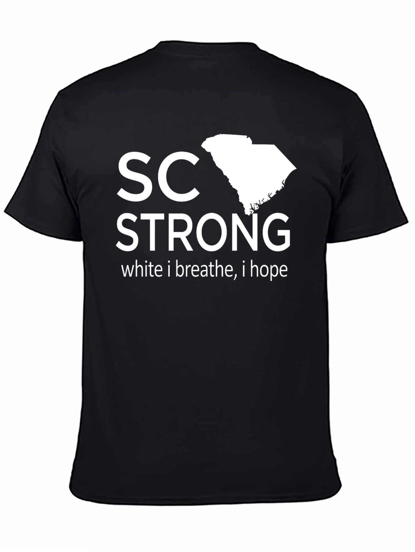 Camiseta Negra SC Strong Solidaridad Carolina del Sur