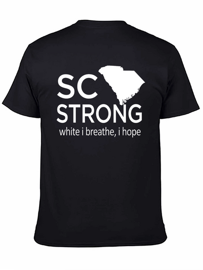 Camiseta Negra SC Strong Solidaridad Carolina del Sur