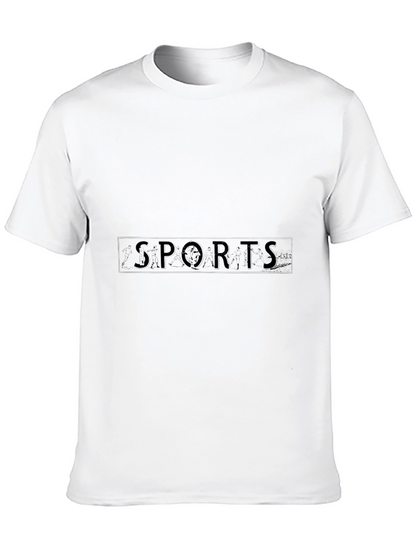 Camiseta Negra Hombre Sports