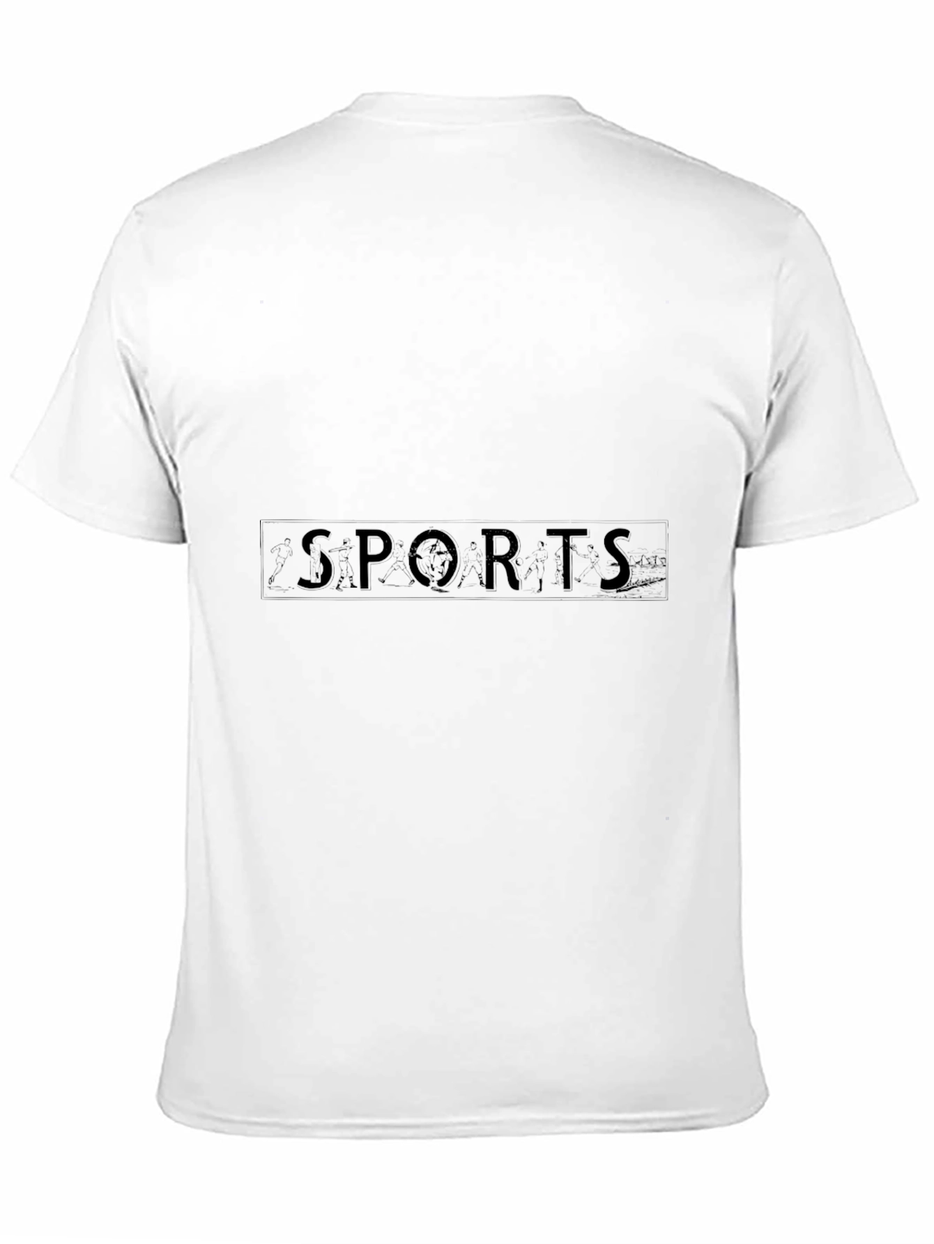 Camiseta Negra Hombre Sports