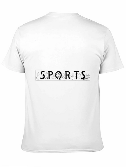 Camiseta Negra Hombre Sports