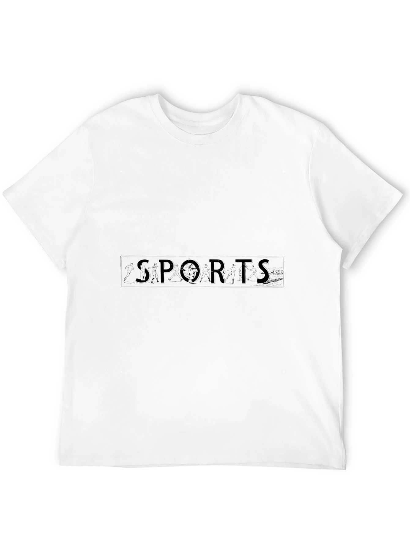 Camiseta Negra Hombre Sports