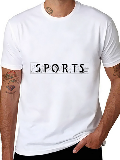 Camiseta Negra Hombre Sports
