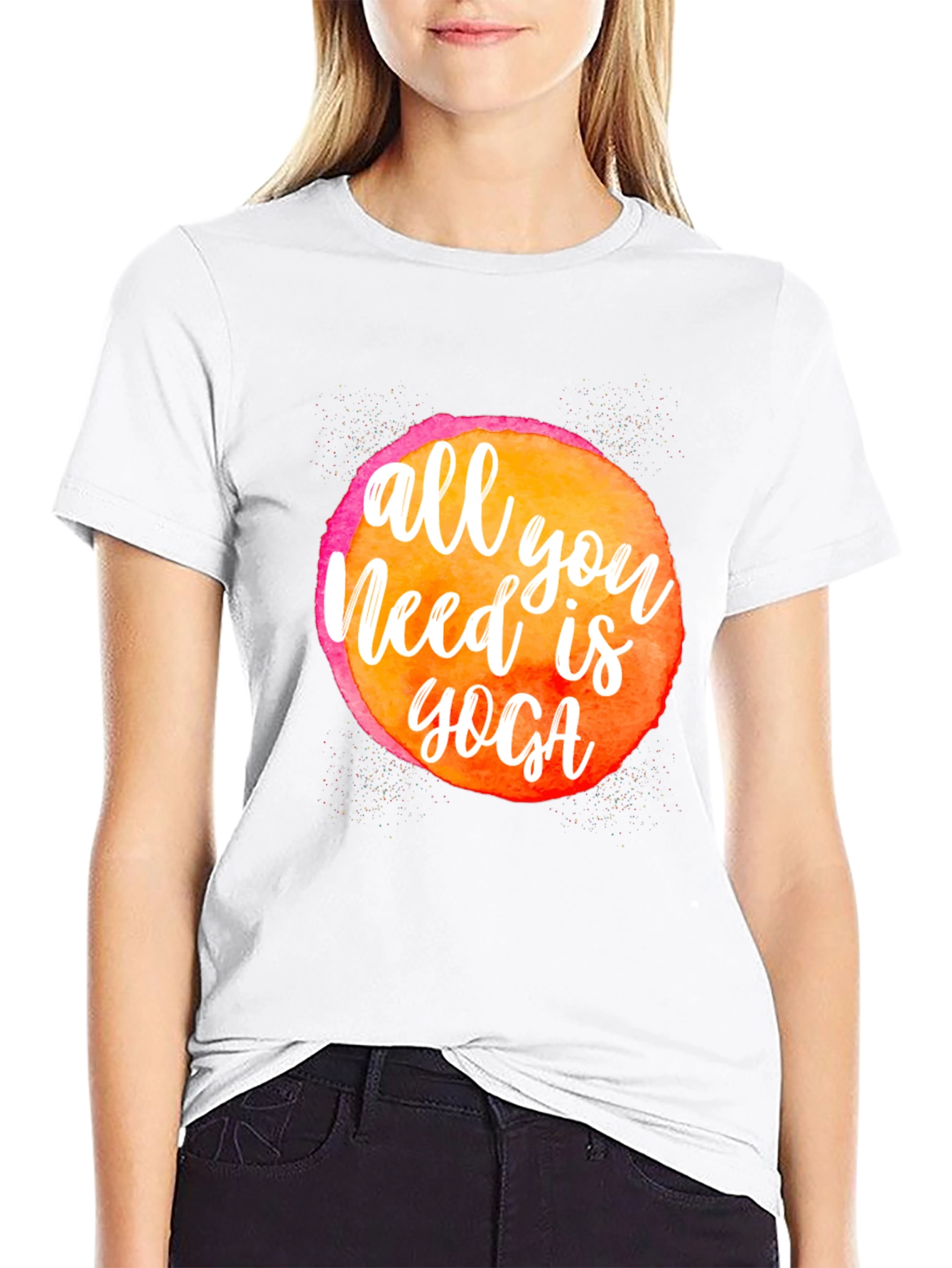 Camiseta Negra Yoga - Todo lo que necesitas