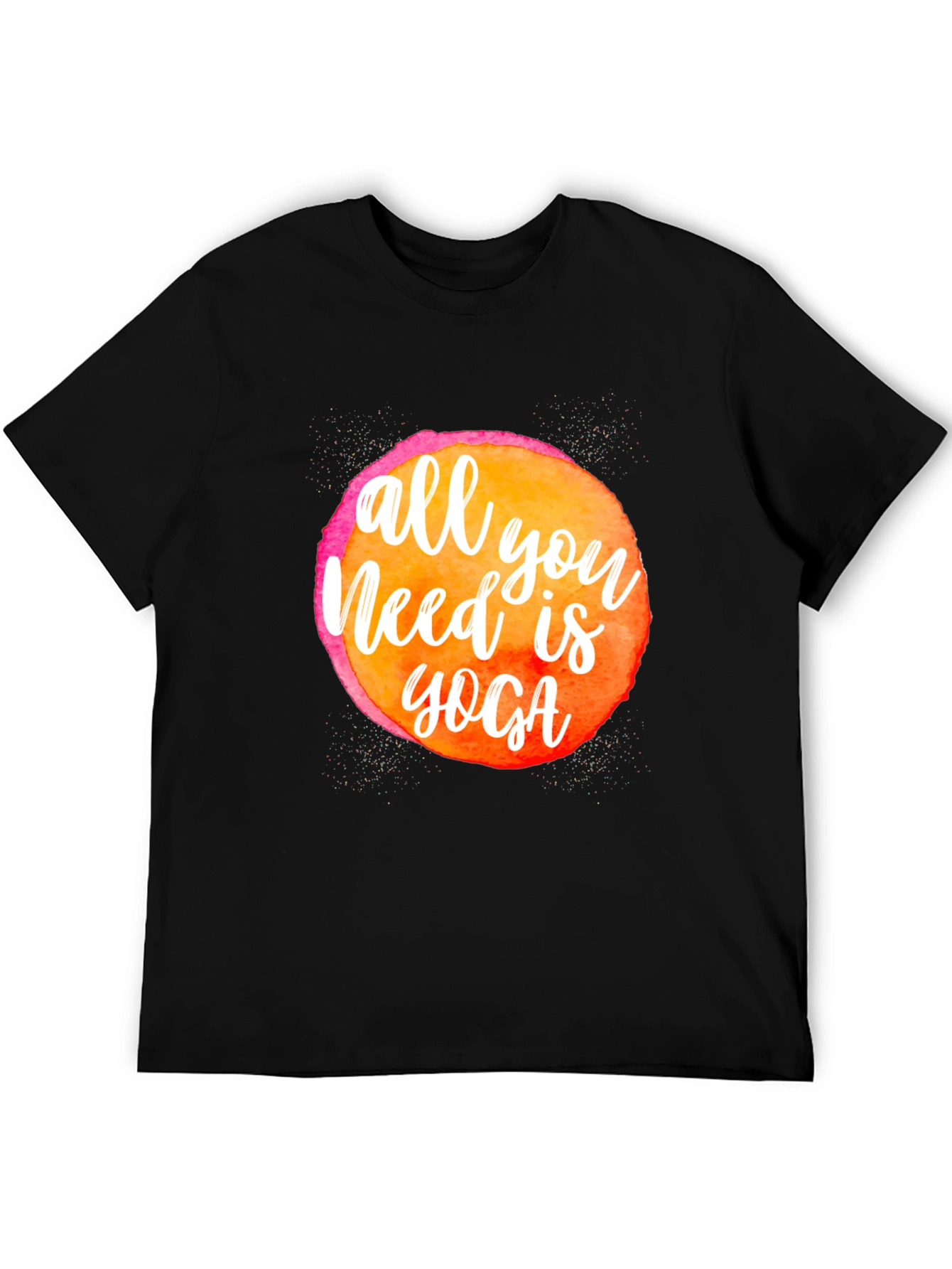 Camiseta Negra Yoga - Todo lo que necesitas