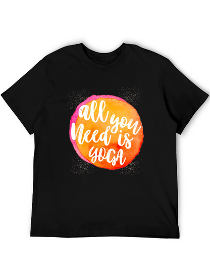 Camiseta Negra Yoga - Todo lo que necesitas