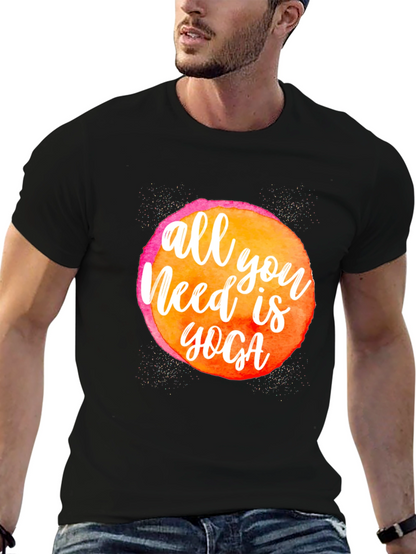 Camiseta Negra Yoga - Todo lo que necesitas