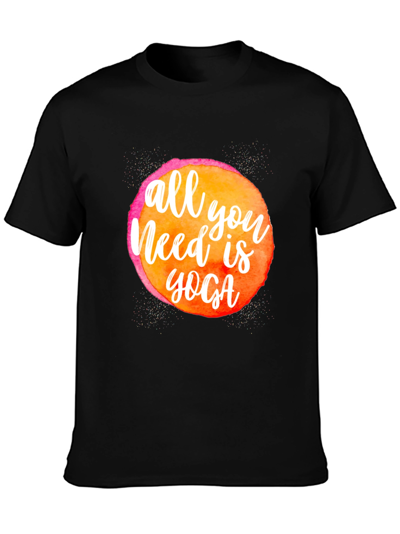 Camiseta Negra Yoga - Todo lo que necesitas