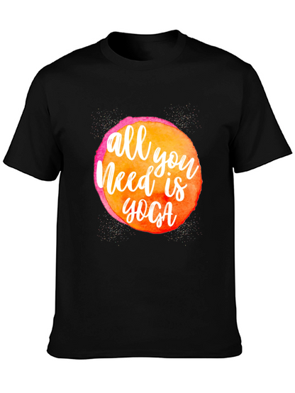 Camiseta Negra Yoga - Todo lo que necesitas