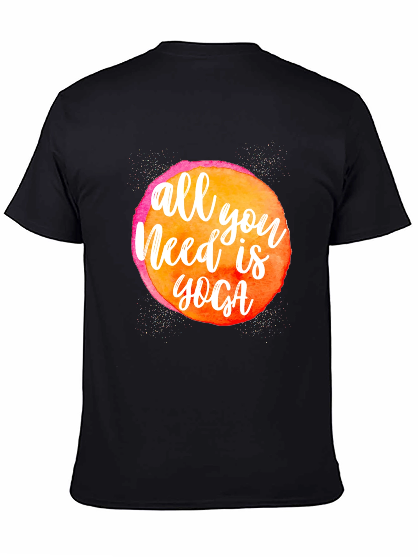 Camiseta Negra Yoga - Todo lo que necesitas